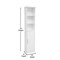 Flash Furniture Vega Freestanding Linen Tower Storage Cabinet w/Magnetic Close Door, In-Cabinet Adjustable Shelf FS-VEGA-BATH-2-WH-GG - alternate 5
